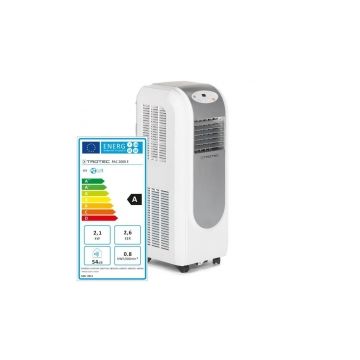 Aer conditionat portabil Trotec PAC 2000E, Capacitate 7.200 Btu, Debit 330mc/ora, Telecomanda, Display, Pentru 26mp