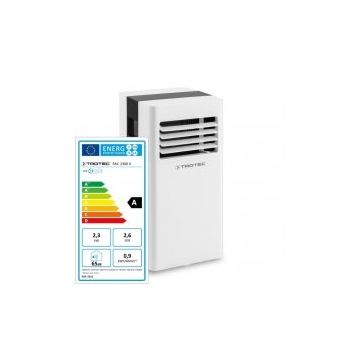 Aer conditionat portabil Trotec PAC 2300 X, Capacitate 8.000 Btu, Debit 310mc/ora, Telecomanda, Display, Timer, Pentru 75mc