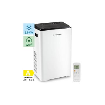 Aer conditionat portabil Trotec PAC 3900 X, Capacitate 13.300 BTU, Debit 420mc/ora, Telecomanda, Display, Timer, Pentru 52mp