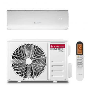 Aparat Aer conditionat Ariston Kios BS R32 25 9000 BTU, agent frigorific R32, WIFI incorporat, clasa energetica A++, Tehnologie 2D si 3D inverter, Functii Eco, Sleep, I Feel, Timer, Auto-Curatare