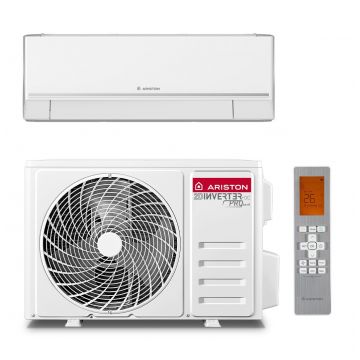 Aparat Aer conditionat Ariston NEVIS EVO 25 9000 BTU, agent frigorific R32, WIFI incorporat, clasa energetica A+++, Tehnologie 2D si 3D inverter, Functii Eco, Sleep, I Feel, Timer, Breeze-Away