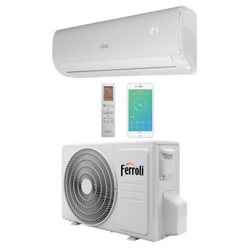 Aparat aer conditionat monosplit Ferroli Giada S, 12000 BTU, A++, Wi-fi