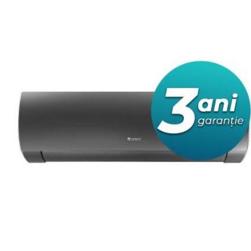 Aparat de aer conditionat Gree Fairy Black GWH09ACC-K6DNA1F, 9000 BTU, Wi-Fi Intelligent Control, R32, Kit de instalare inclus (Negru)