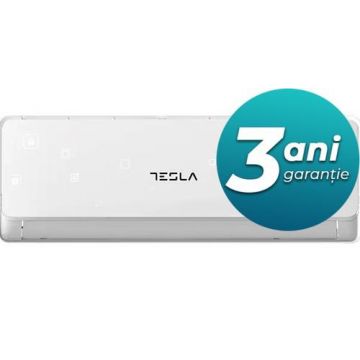 Aparat de aer conditionat Tesla TA71FFUL-2432IAW, 24000 BTU, Functie Antifungica, Autocuratare, Wi-fi, Clasa A++ (Alb)