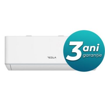 Aparat de aer conditionat Tesla TT34TP21-1232IAWUV, 12000 BTU, R32, WiFi, Inverter, UV, Ionizator (Alb)