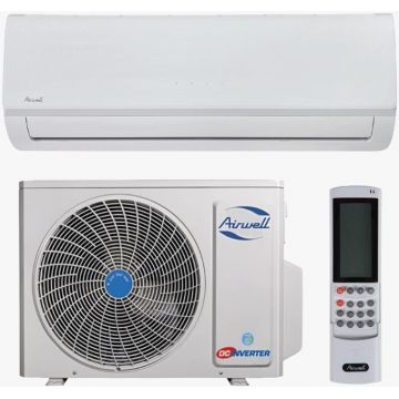 Aer conditionat Airwell Aura, 12000 BTU, A++/A+, Wi-Fi, Inverter