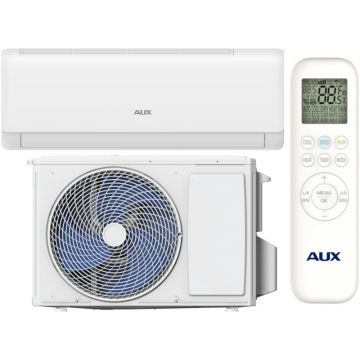 Aer conditionat AUX Q-Series ASW-H12C5B4/QCR3DI-D0, 12000 BTU, A++/A+, Wi-Fi, Inverter + Kit instalare inclus