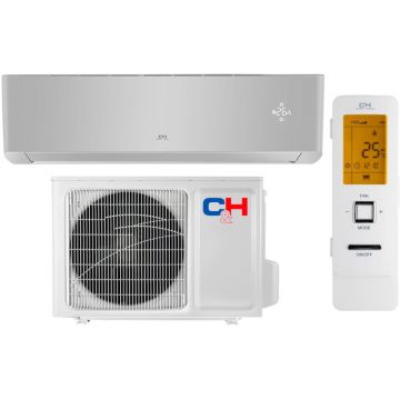 Aer conditionat Cooper & Hunter Supreme Continental Silver, 12000 BTU, A+++/A+++, Wi-Fi, Inverter, Smart Ion