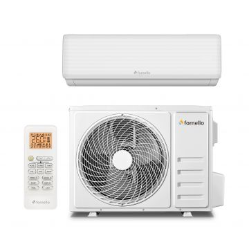 Aer conditionat Fornello BluStar FAN 09 CB, 9000 BTU, R32 Inverter, Racire si Incalzire, A++/A+
