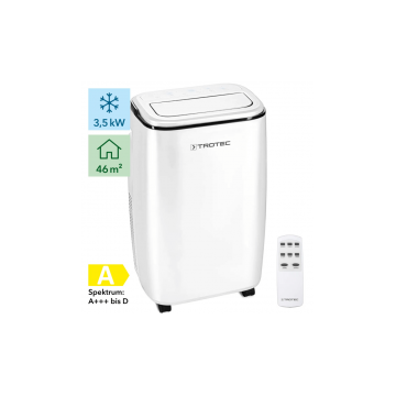 Aer conditionat portabil Trotec PAC 3500 S, Capacitate 12.000 Btu, Debit 340 mc/ora, Swing, Display, Timer, Pentru 46 mp