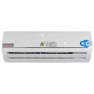 Aer Conditionat Profesional INVERTER Cu Kit De Instalare Paxton, Tehnologie Wi-fi, 12000 Btu, A++, Racire 3400w / Incalzire 3420w, 220 - 240 V, Agent Racire R32, Alb