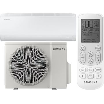 Aer conditionat Samsung Luzon S2, 9000 BTU, A++/A+, Wi-Fi, Inverter, SmartThings Energy