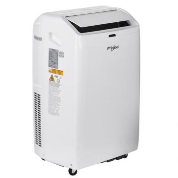 Aparat de aer conditionar portabil Whirlpool PACF29CO, 9000 BTU, Clasa A, 2800 W, 20-30 mp, Auto-Curatare (Alb)