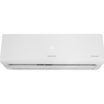 Aparat de aer conditionat Daewoo 12000 BTU, WI-FI, A++, Filtre cu ioni de argint, Eco Mode, iFeel, DAC-12CHSDW-NK (Alb)
