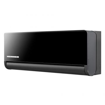 Aparat de aer conditionat Heinner BlackPearl HAC-BP12WIFI-BK, 12000 BTU, Wi-Fi, Clasa A+++/A++, functie Super Ionizare, Breeze away, Active clean, panou negru oglinda (Negru)