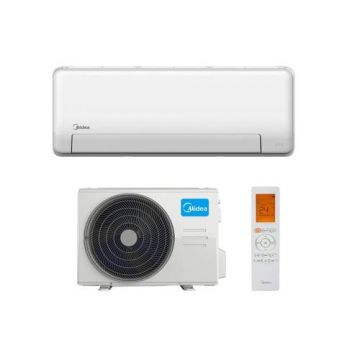 Aparat de aer conditionat Midea All Easy Pro Nordic MSEPBU-12HRFN8-MOX330-12HFN8 Inverter 12000 BTU, Clasa A+++, Filtrare dubla, ECO mode, WiFi (Alb)