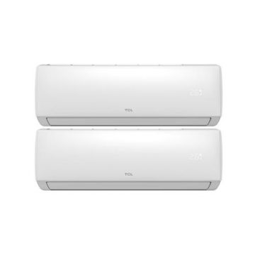 Aparat de aer conditionat multisplit TCL FMA-18I2HD912, 9000/12000 BTU, Unitate externa 18000 BTU, Clasa A++/A+, Wi-Fi, Inverter (Alb)