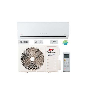 Aparat de aer conditionat Platinium PureAir PX-18R32 INZ++, 18000 BTU, Clasa A++, R32, Wi-Fi, Ionizare (Alb)
