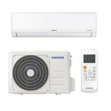 Aparat de aer conditionat Samsung AR18BXHQASINEU+AR18BXHQASIXEU, 18000 BTU, Clasa A++, Fast cooling, Good Sleep, ECO, Filtru HD (Alb)