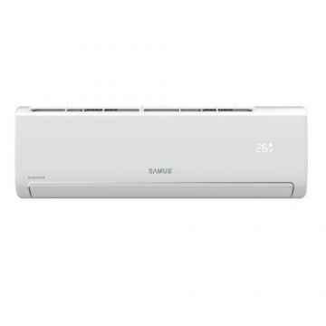 Aparat de aer conditionat Samus ACSW-18K01, 18000 BTU, Wi-Fi, Inverter, I-Feel, Timer, Sleep, Auto-curatare, Turbo (Alb)