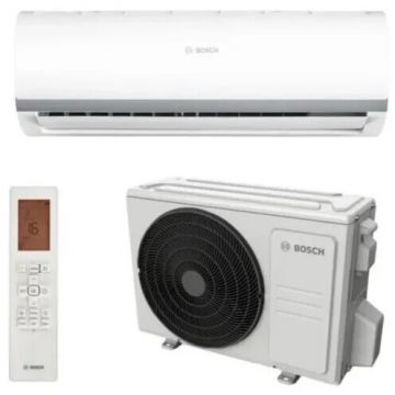 BOSCH Aparat de aer conditionat Bosch Climate 2000, 9000 BTU, Clasa A++/A+, Inverter, Catalizator rece, Ionizare, Follow Me, Wind avoid me, Alb