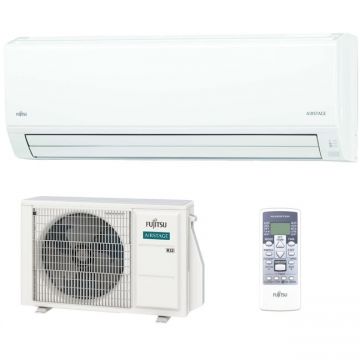 Fujitsu Aparat de aer conditionat Fujitsu ASEG18KLCA / AOEG18KLCA, Inverter 18000 BTU, clasa energetica A++,  design compact si elegant, functionare silentioasa, R32