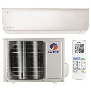 GREE Aparat de aer conditionat Bora A4 12000BTU, Inverter, Control Wi-Fi, Racire/Incalzire, Afisaj LED, Kit de instalare inclus