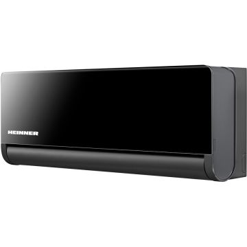 HEINNER Aparat de aer conditionat Heinner BlackPearl 12000 BTU Wi-Fi, Clasa A+++/A++, functie Super Ionizare, Breeze away, Active clean, HAC-BP12WIFI-BK,  panou Negru oglinda