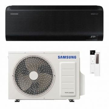 Samsung Aparat aer conditionat Samsung WindFree Avant S2 AR70F12C1ABNEU/XEU, 12000 BTU, Clasa A+++/A++, Racire WindFree, Filtru Tricare, Wi-Fi, SmartThings Energy, AI Auto Comfort, Freeze Wash, Negru