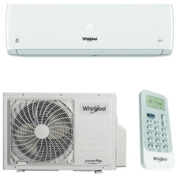 Whirlpool Aparat de aer conditionat Whirlpool SPICR 312W Inverter 12000 BTU, Al 6-lea Simt, Around U, Filtru HD + Active Carbon