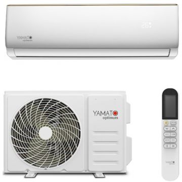 Yamato Aparat de aer conditionat Yamato Optimum YW12T2, 12000 BTU, Clasa A++/A+, Wi-Fi, Inverter + Kit instalare inclus, Alb