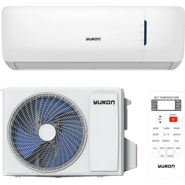 YUKON Aparat de aer conditionat Yukon 12000 BTU / h A++/A+, WI-FI integrat, Auto-diagnostic, Curatare automata, Mod de noapte YUKON Aparat de aer conditionat Yukon 12000 BTU / h A++/A+, WI-FI integrat, Auto-diagnostic, Curatare automata, Mod de noapte