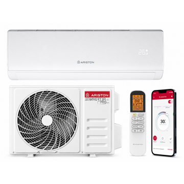Aer conditionat Ariston Kios BS R32 12000 BTU, A++, Wi-Fi, Inverter, racire/incalzire, Auto-Curatare