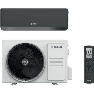 Aer conditionat Bosch Climate 7000i Black, 18000 BTU, Clasa A+++/A++, Wi-Fi, Inverter, i-Clean