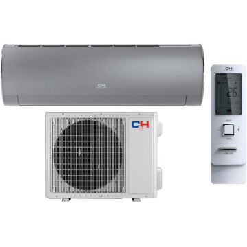 Aer conditionat Cooper & Hunter Daytona Silver, 9000 BTU, A++/A+++, Wi-Fi, Inverter, Smart Ion