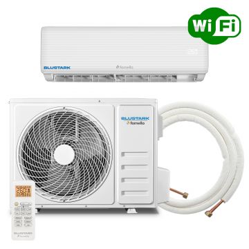 Aer conditionat Fornello BluStark FAN 24 CB, 24000 BTU, clasa energetica A++, WI-FI, cu kit de instalare inclus