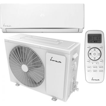 Aer conditionat Fram ACF-HS12KITWIFI++, 12000 BTU, A++/A+, Wi-Fi, Inverter + Kit instalare inclus
