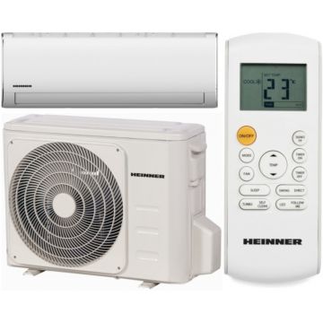 Aer conditionat Heinner Crystal HAC-CR12KITWIFI, 12000 BTU, A++/A+, Wi-Fi, Inverter + Kit instalare inclus