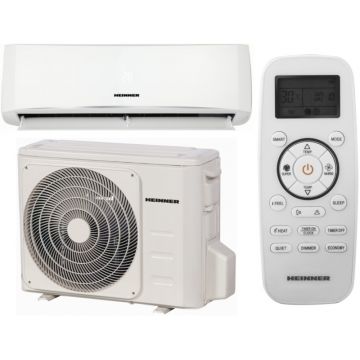 Aer conditionat Heinner HAC-HS12KITWIFI++, 12000 BTU, A++/A+, Wi-Fi, Inverter + Kit instalare inclus