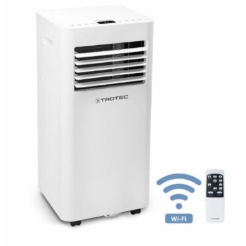 Aer conditionat portabil Trotec PAC 2620 E, WiFi, 9.000 Btu, Debit 330mc/ora, Telecomanda, Display, Timer, Pentru 30mp