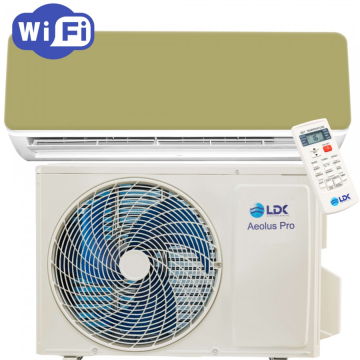 Aer Conditionat Tip Pompa de Caldura Aeolus Pro Gold Edition 18000BTUClasa A++ Anti Mucegai SelfClean Wi-Fi Afisaj LED Auriu