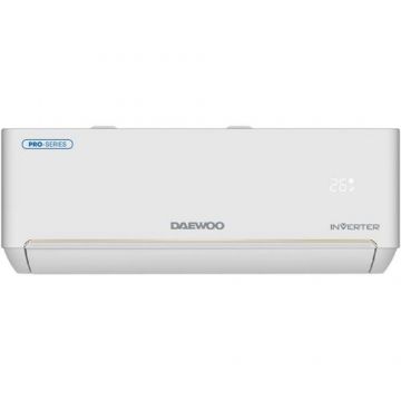 Aparat de aer conditionat Daewoo 12000 BTU WI-FI PRO, A++/A+++, kit de instalare inclus (3m), Gentle Cool Wind, filtre cu ioni de argint, functie iFeel, DAC-12PROW (Alb)