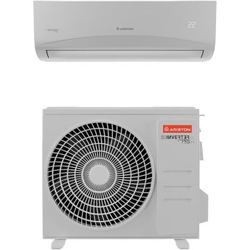 Ariston Aparat de aer conditionat Ariston PRIOS 50 Wi-Fi, 18000 BTU, Clasa A++, Functie incalzire, 2D Inverter, Follow me, R32, Alb