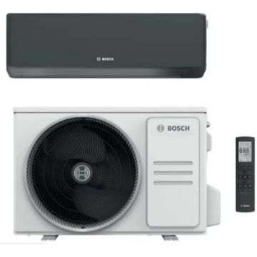 BOSCH Aer conditionat BOSCH Climate 7000i, 18000 BTU, A+++/A+++, Inverter, Functie Incalzire, Wi-Fi inclus, Negru - BOSCH 7733702581 + 7733703059