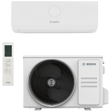 BOSCH Aparat de aer conditionat Bosch Climate 3000i, 18000 BTU, A++/A+, Filtru catalizator rece, functie Wind avoid me, functie Follow-me, Wi-Fi Ready, alb