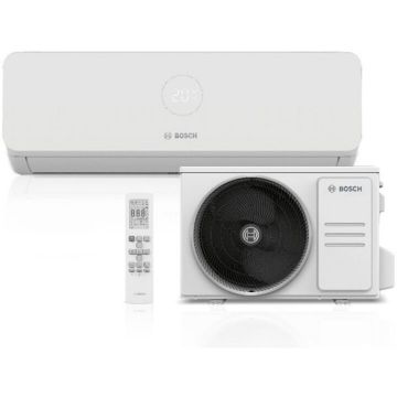 BOSCH Aparat de aer conditionat Bosch Climate 3200i, 12000 BTU, A++/A+, functie Wind avoid me, functie Follow-me, Wi-Fi Ready, Alb