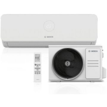 BOSCH Aparat de aer conditionat Bosch Climate 3200i, 9000 BTU, A++/A+, functie Wind avoid me, functie Follow-me, Wi-Fi Ready, Alb