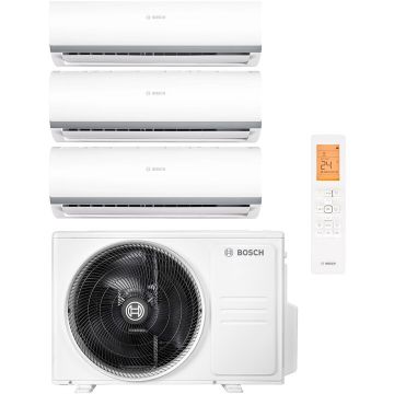 BOSCH Aparat de aer conditionat multi-split Bosch Seria 2000, 2 x 9000 + 12000 BTU, Unitate externa 27000 BTU, Clasa A++/A+
