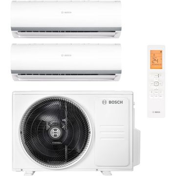 BOSCH Aparat de aer conditionat multi-split Bosch Seria 2000, 9000 + 12000 BTU, unitate externa 21000 BTU, Clasa A++/A+
