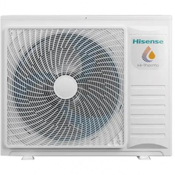 HISENSE Pompa de caldura split-air Hisense AHW080HCDS1, Hi-Therma 8 kW - 230 V unitate exterioara, Alb